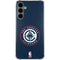 NBA Los Angeles Clippers Distressed Blue Galaxy S24 Plus Clear Case